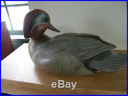 Big Sky Green-Winged Teal 10 x 5 inch Limited Edition Collectors Item Wooden Decoy 