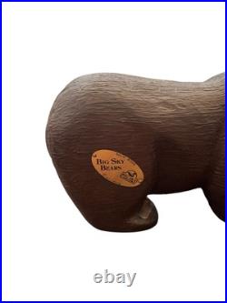 10 Solid Wood Hand Carved Bear Big Sky Carvers Jeff Fleming Sculpture