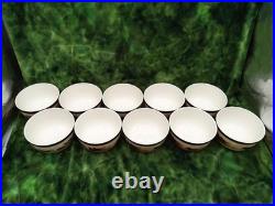 (10)Wild Horses Big Sky Carvers Thomas Norby Stoneware Bowls Cabin Rodeo Ranch