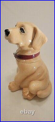 12.5 Vintage Canine Kitchen Collection By Big Sky Carvers Cookie Jar Yellow Lab