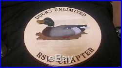 17 Ducks Unlimited Member, Hand Made & Painted Wood By Big Sky Carvers USA