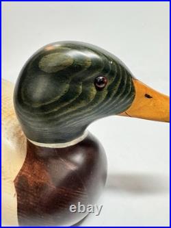 1991 Big Sky Carvers Bozeman MT 21 Mallard Ducks Unlimited Decoy John Gewerth