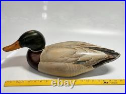 1991 Big Sky Carvers Bozeman MT 21 Mallard Ducks Unlimited Decoy John Gewerth