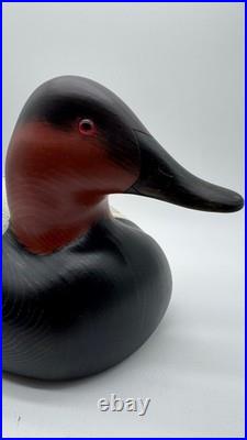 1991 Ducks Unlimited Canvasback Decoy Bennett Big Sky 47/350