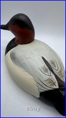 1991 Ducks Unlimited Canvasback Decoy Bennett Big Sky 47/350