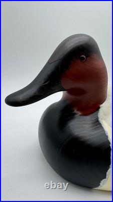 1991 Ducks Unlimited Canvasback Decoy Bennett Big Sky 47/350