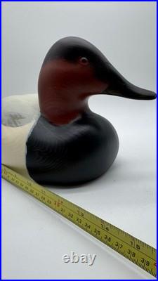 1991 Ducks Unlimited Canvasback Decoy Bennett Big Sky 47/350