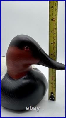 1991 Ducks Unlimited Canvasback Decoy Bennett Big Sky 47/350