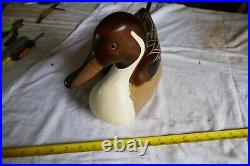 1991 Large Wood Carved Pintail Duck decoy Big sky Carvers 21 Long Lot 24-51-75