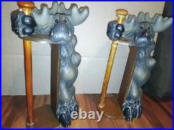 2 Big Sky Carvers Bearfoots Mountain Moose Paper Towel Holder Phyllis Driscoll