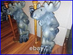 2 Big Sky Carvers Bearfoots Mountain Moose Paper Towel Holder Phyllis Driscoll