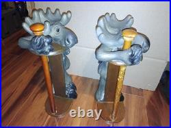 2 Big Sky Carvers Bearfoots Mountain Moose Paper Towel Holder Phyllis Driscoll