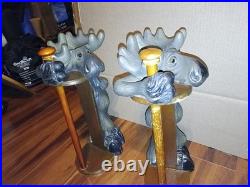 2 Big Sky Carvers Bearfoots Mountain Moose Paper Towel Holder Phyllis Driscoll