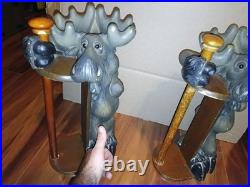 2 Big Sky Carvers Bearfoots Mountain Moose Paper Towel Holder Phyllis Driscoll