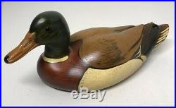 2000 BIG SKY CARVERS Handcrafted Wooden Mallard Duck Decoy 12 Signed Suzanne
