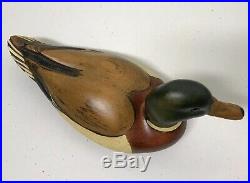 2000 BIG SKY CARVERS Handcrafted Wooden Mallard Duck Decoy 12 Signed Suzanne