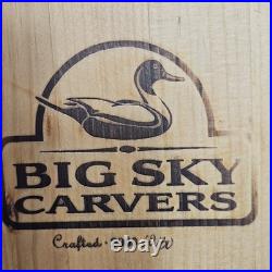 2006 Big Sky Carvers Mallard DUCK DECOY Hand Carved Wood USA 10/30