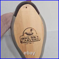 2006 Big Sky Carvers Mallard DUCK DECOY Hand Carved Wood USA 10/30