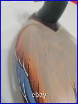 2006 Big Sky Carvers Mallard DUCK DECOY Hand Carved Wood USA 10/30
