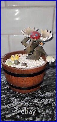 2006 Big Sky MOUNTAIN MOOSES by Phyllis Driscoll Moe rare bathing moose