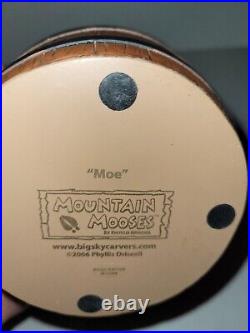 2006 Big Sky MOUNTAIN MOOSES by Phyllis Driscoll Moe rare bathing moose vinyl