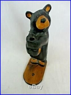 22 Big Sky Bears Jeff Fleming carved wood Bear figure carving Montana USA art