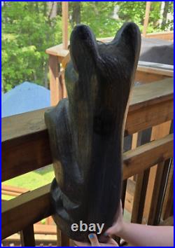 22 Wood Bear Big Sky Carvers Jeff Fleming Sculpture Peeker 8 LB Hand Carved