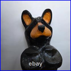 22 Wood Bear Big Sky Carvers Jeff Fleming Sculpture Peeker 8 LB Hand Carved