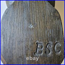 22 Wood Bear Big Sky Carvers Jeff Fleming Sculpture Peeker 8 LB Hand Carved
