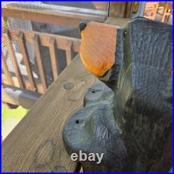 22 Wood Bear Big Sky Carvers Jeff Fleming Sculpture Peeker 8 LB Hand Carved
