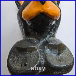 22 Wood Bear Big Sky Carvers Jeff Fleming Sculpture Peeker 8 LB Hand Carved