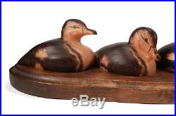 23 5/8 Big Sky Carvers Duck Ducklings Wood Decoy Sculpture Ken White 218/1250