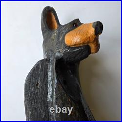 23 Wood Bear Big Sky Carvers Jeff Fleming Sculpture Climber 8 LB Hand Carved