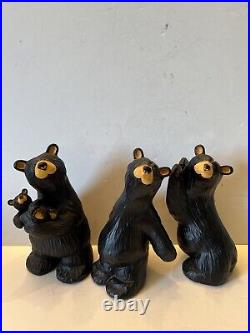 3 Big Sky Carvers Bearfoots Bear Figurine Jeff Fleming Sher Bear Simon Schuster