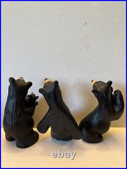 3 Big Sky Carvers Bearfoots Bear Figurine Jeff Fleming Sher Bear Simon Schuster