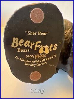 3 Big Sky Carvers Bearfoots Bear Figurine Jeff Fleming Sher Bear Simon Schuster