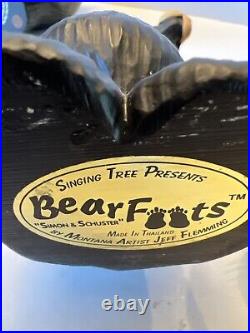 3 Big Sky Carvers Bearfoots Bear Figurine Jeff Fleming Sher Bear Simon Schuster