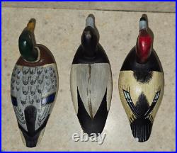 3 Big Sky Carvers Miniature Ducks Lot RARE