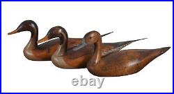 3 Vintage Carved Drake Duck Decoys Big Sky Carvers Craig Fellows DA Callaway 19