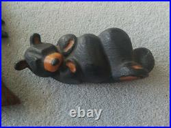 3pc Big Sky Carvers Jeff Fleming Bearfoots Rosie & Riley Chillin Bears & Tree
