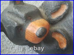 3pc Big Sky Carvers Jeff Fleming Bearfoots Rosie & Riley Chillin Bears & Tree