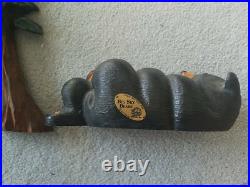 3pc Big Sky Carvers Jeff Fleming Bearfoots Rosie & Riley Chillin Bears & Tree
