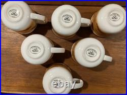 6 vintage Big Sky Lodge Stoneware Collection Thomas Norby Alaska fish fishing AK