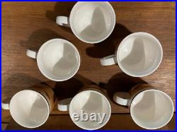 6 vintage Big Sky Lodge Stoneware Collection Thomas Norby Alaska fish fishing AK