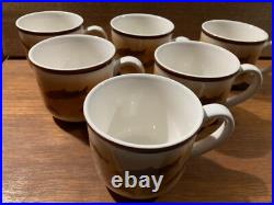 6 vintage Big Sky Lodge Stoneware Collection Thomas Norby Alaska fish fishing AK