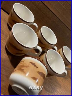 6 vintage Big Sky Lodge Stoneware Collection Thomas Norby Alaska fish fishing AK
