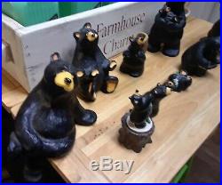 8 Bearfoots Bears by Jeff Fleming Big Sky Carvers Figurines Collection