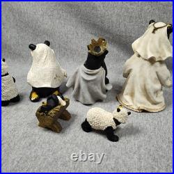 8 Piece Big Sky Carvers Beartivity Bearfoots Nativity Chips Look Read