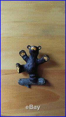 9 Piece Big Sky Carvers Jeff Fleming Bearfoots Black Bear Figurine Lot