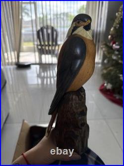 American Kestrel Wood Carving By Big Sky carvers Masters Series 372/450